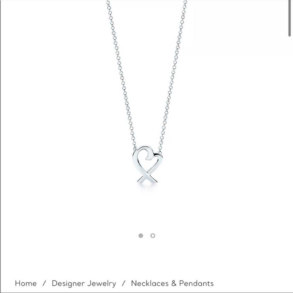 Tiffany & Co Paloma‎ Picasso Loving Heart Necklace- Large